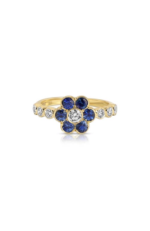 Anita Ko Anita Ko Flora 18k Gold Sapphire & Diamond Ring