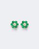 Anita Ko Anita Ko Flora 18kt gold earrings with emeralds and diamond - 1