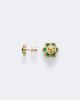 Anita Ko Anita Ko Flora 18kt gold earrings with emeralds and diamond - 4