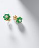 Anita Ko Anita Ko Flora 18kt gold earrings with emeralds and diamond - 5