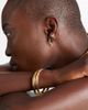 Anita Ko Anita Ko Melrose 18kt gold huggie earrings with diamonds - 2
