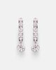 Anita Ko Anita Ko Melrose 18kt white gold huggie earrings with diamonds - 1