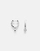 Anita Ko Anita Ko Melrose 18kt white gold huggie earrings with diamonds - 4