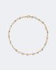 Anita Ko Anita Ko Shell By The Yard 18kt gold anklet with diamonds - 1
