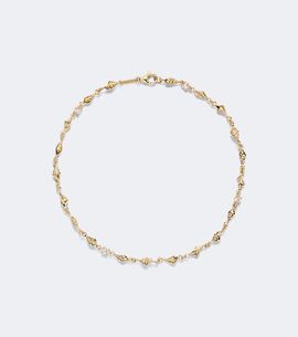Anita Ko Anita Ko Shell By The Yard 18kt gold anklet with diamonds
