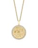 Anita Ko Women's Zodiac 18K Yellow Gold & 0.48 TCW Diamond Large Coin Pendant Necklace - 2