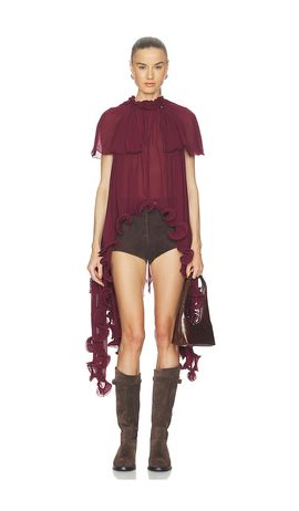 Aniye Records Aniye Records Heren Ruffle Top