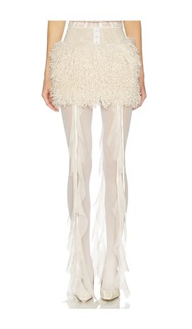 Aniye Records Aniye Records Nika Faux Fur Mini Skirt