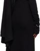 Ann Demeulemeester Ann Demeulemeester Black Vabu Maxi Dress - 3