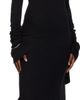 Ann Demeulemeester Ann Demeulemeester Black Vabu Maxi Dress - 4