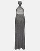 Ann Demeulemeester Ann Demeulemeester Halterneck alpaca-blend maxi dress - 1