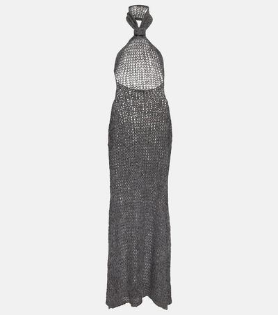 Ann Demeulemeester Ann Demeulemeester Halterneck alpaca-blend maxi dress