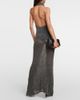 Ann Demeulemeester Ann Demeulemeester Halterneck alpaca-blend maxi dress - 3