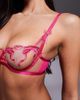 Ann Summers Ann Summers Bound by love non padded balcony bra in pink - 4
