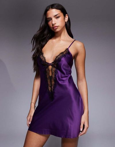 Ann Summers Ann Summers Cheryyann chemise in purple