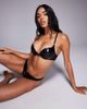 Ann Summers Ann Summers Exuding padded plunge bra in black - 1