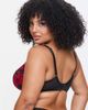 Ann Summers Ann Summers Fuller Bust Endless Attraction non padded plunge bra in red/black - 4
