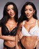 Ann Summers Ann Summers Fuller Bust Sexy Lace 2 pack non padded plunge bras in black and white - 1