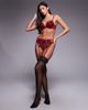 Ann Summers Ann Summers glossy stockings and garter belt set in black - 2
