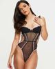 Ann Summers Ann Summers Locked on Love crotchless bodysuit in black - 2