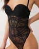 Ann Summers Ann Summers Love Affair lace Bodysuit with detatchable straps in black - 3