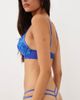 Ann Summers Ann Summers Neon Moon floral lace thong in blue and purple - 3
