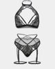 Ann Summers Ann Summers Rosella crotchless lingerie set in black - 1