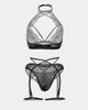 Ann Summers Ann Summers Rosella crotchless lingerie set in black - 3
