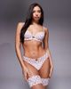 Ann Summers Ann Summers Sexy Lace thong in pink polka dot - 1