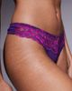 Ann Summers Ann Summers Sexy Lace two-tone thong in dark purple - 3