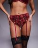 Ann Summers Ann Summers Shimmering garter belt in red/pink - 2