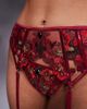 Ann Summers Ann Summers Shimmering garter belt in red/pink - 3