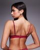 Ann Summers Ann Summers Shimmering padded plunge bra in red/pink - 3