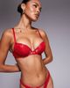 Ann Summers Ann Summers Undeniable padded plunge bra in red - 4