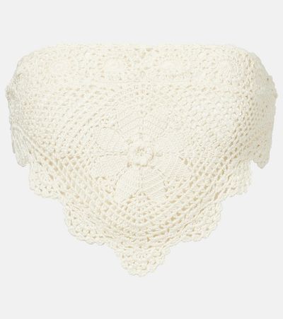 Anna Kosturova Anna Kosturova Cotton crochet crop top