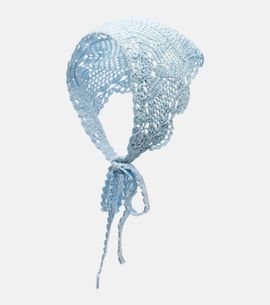 Anna Kosturova Anna Kosturova Crochet cotton head scarf