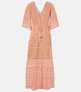 Anna Kosturova Anna Kosturova Crochet cotton midi dress