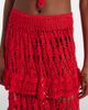 Anna Kosturova Anna Kosturova Elsie crochet ruffled cotton midi skirt - 3