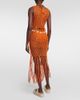 Anna Kosturova Anna Kosturova Embellished crochet crop top - 3