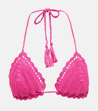 Anna Kosturova Anna Kosturova Exclusive to Mytheresa â Crochet bikini top