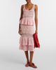 Anna Kosturova Anna Kosturova Florence crochet ruffled cotton midi skirt - 2