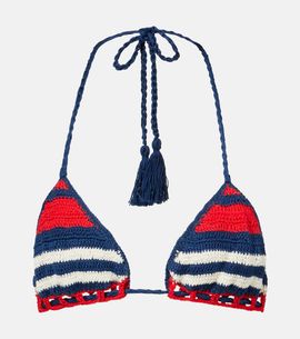 Anna Kosturova Anna Kosturova Gabrielle crochet cotton bikini top
