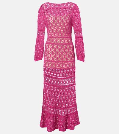 Anna Kosturova Anna Kosturova Jennifer cotton crochet maxi dress