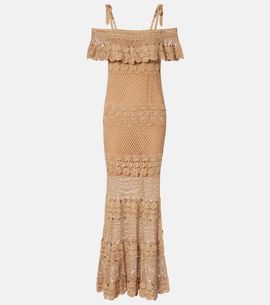 Anna Kosturova Anna Kosturova Marianne crochet cotton maxi dress