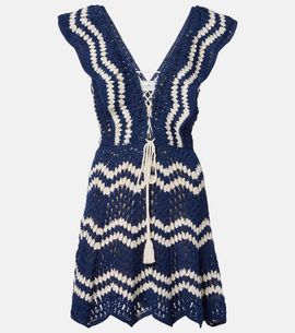Anna Kosturova Anna Kosturova Melissa crochet cotton minidress