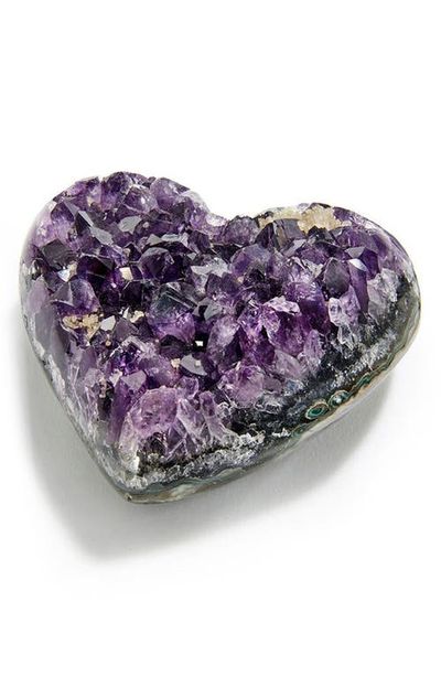 ANNA New York ANNA New York Extra Small Amethyst Cuore Heart Decoration 