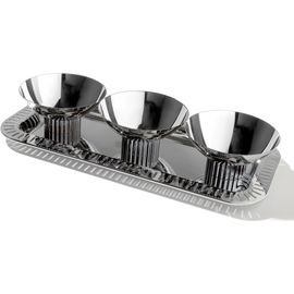 ANNA New York ANNA New York Striations Tray & 3 Mini Bowl Set