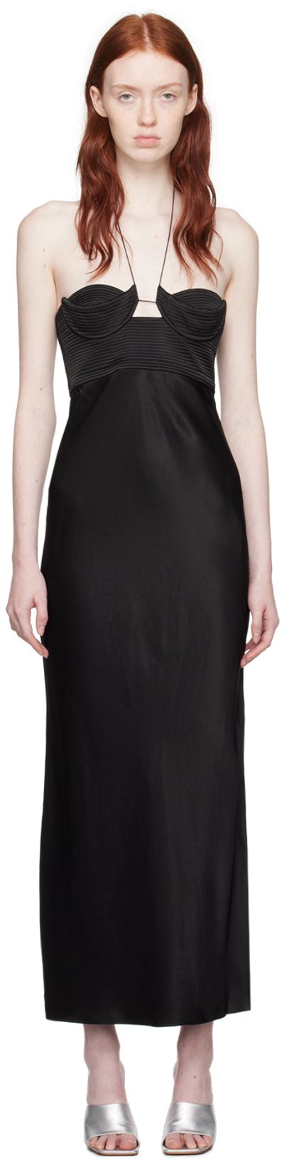 Anna October - Black Sarah Midi Dress