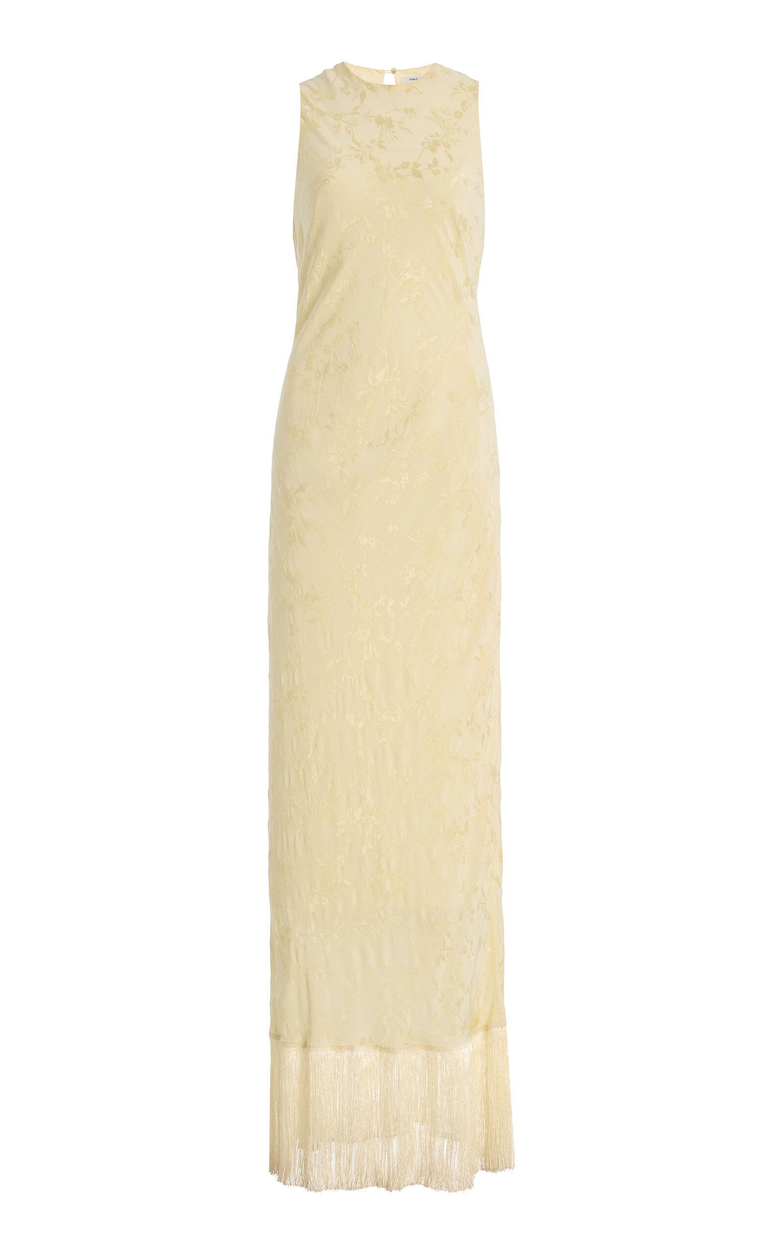 Anna October Anna October Gill Fringed Crepe Maxi Dress