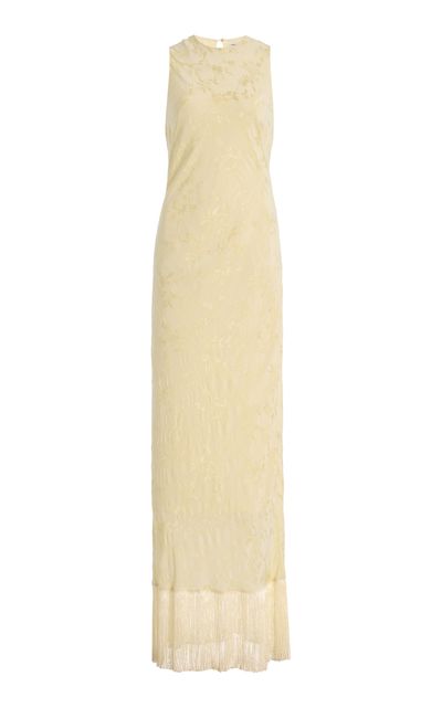 Anna October Anna October Gill Fringed Crepe Maxi Dress